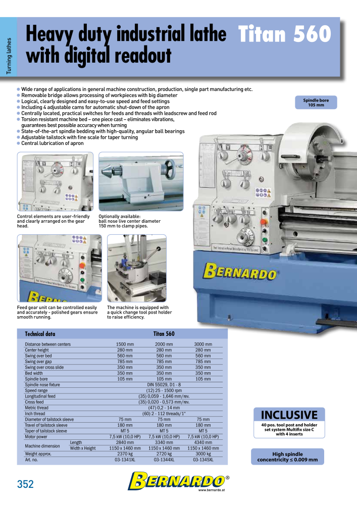 Bernardo general catalog metal NR.: 2582 - Seite 354