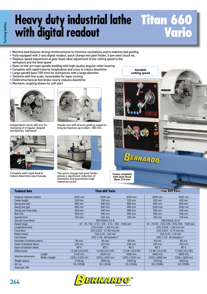 Bernardo general catalog metal NR.: 2582 - Pagina 366