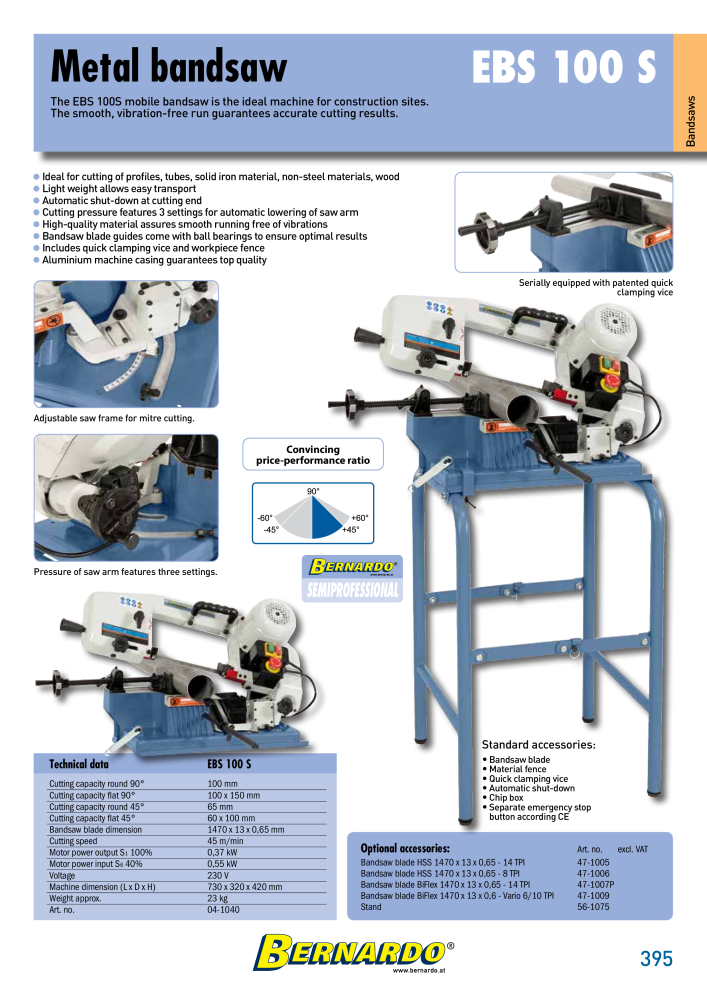 Bernardo general catalog metal NEJ.: 2582 - Sida 397