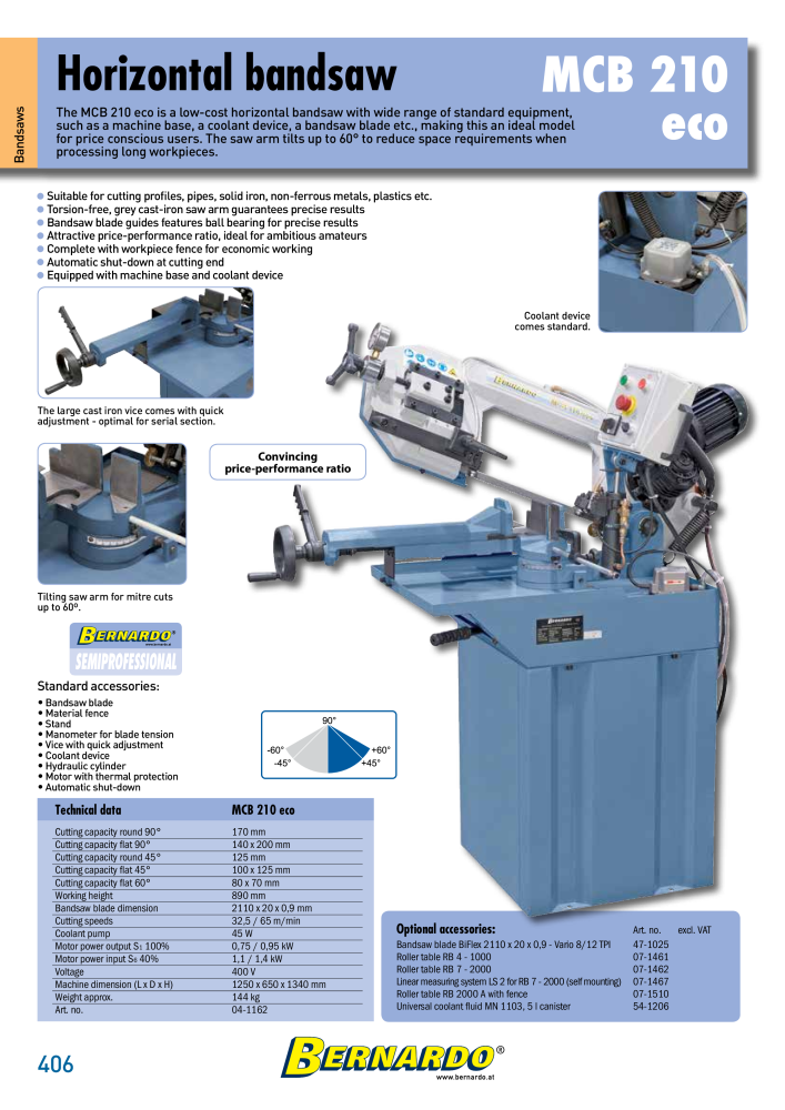 Bernardo general catalog metal NEJ.: 2582 - Sida 408