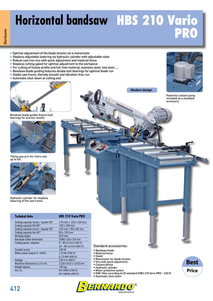 Bernardo general catalog metal NR.: 2582 - Strona 414