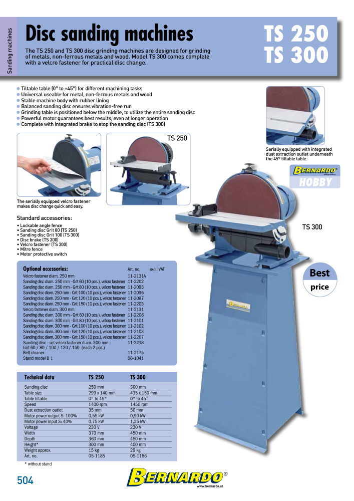 Bernardo general catalog metal NO.: 2582 - Page 506