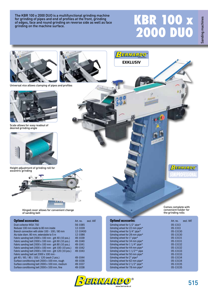 Bernardo general catalog metal NR.: 2582 - Pagina 517