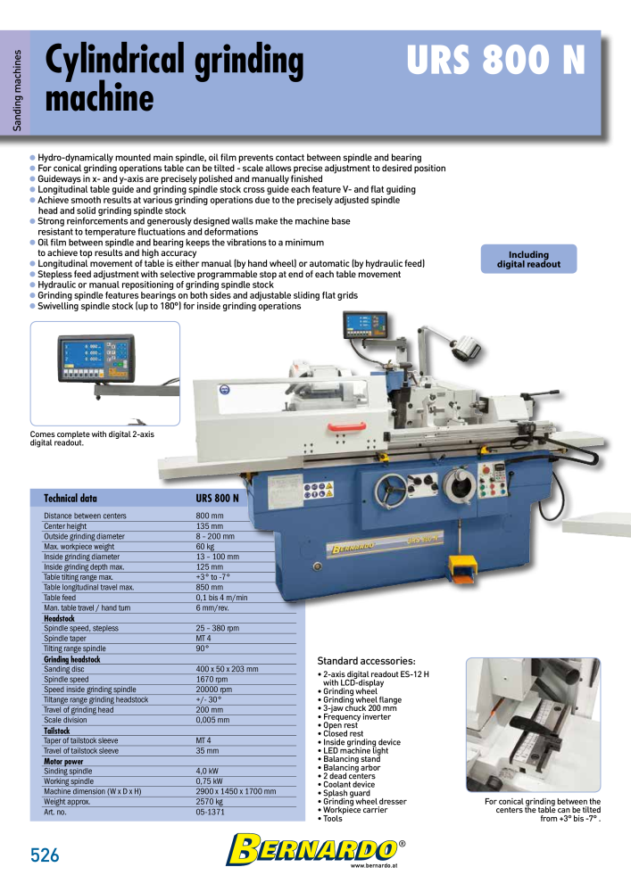 Bernardo general catalog metal NEJ.: 2582 - Sida 528