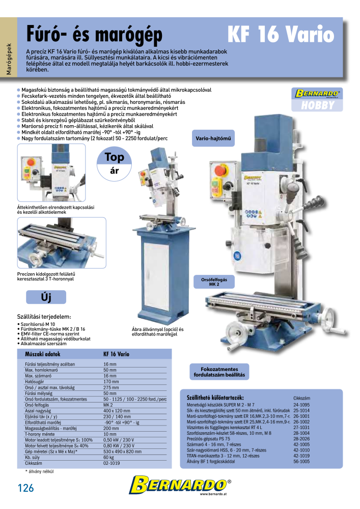 Bernardo General Catalogue Metal Nº: 2583 - Página 128