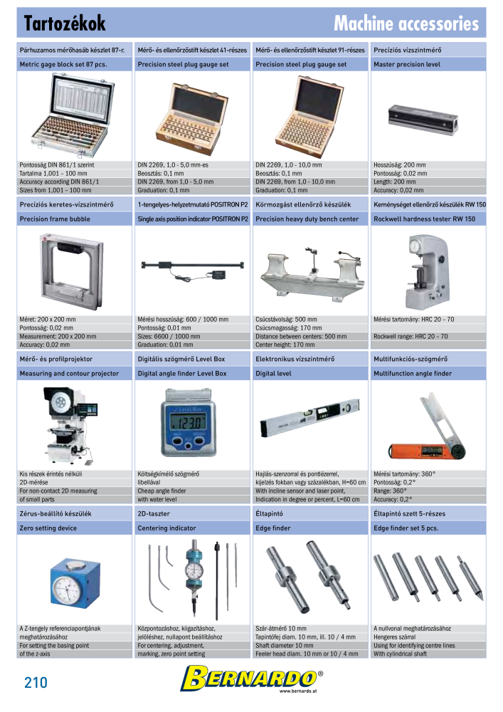 Bernardo General Catalogue Metal Nº: 2583 - Página 218