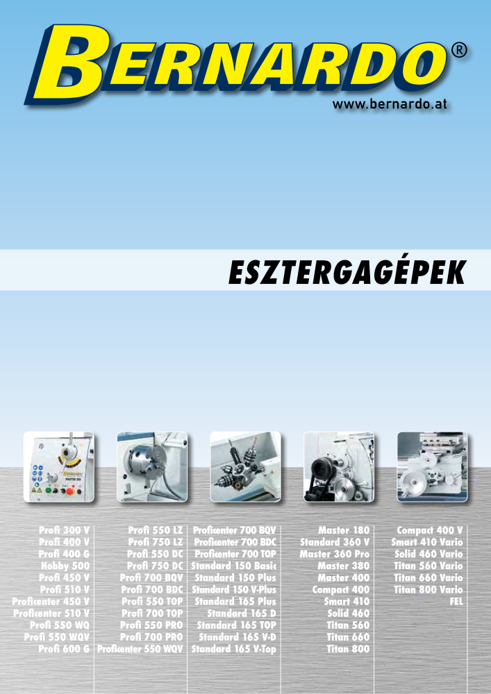 Bernardo General Catalogue Metal NR.: 2583 - Strona 225