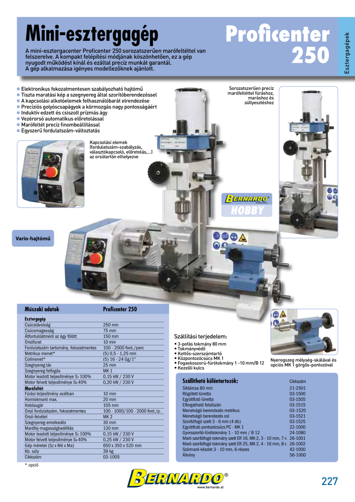 Bernardo General Catalogue Metal Nb. : 2583 - Page 229