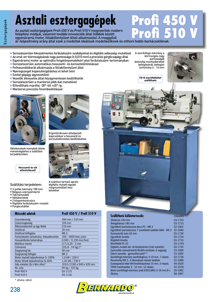 Bernardo General Catalogue Metal Nb. : 2583 - Page 240