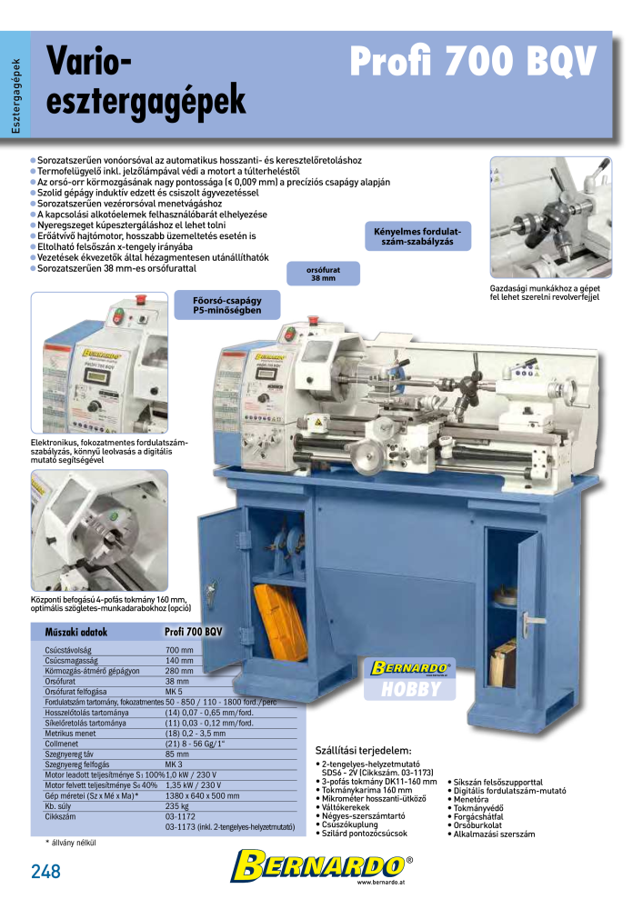 Bernardo General Catalogue Metal NR.: 2583 - Strona 250