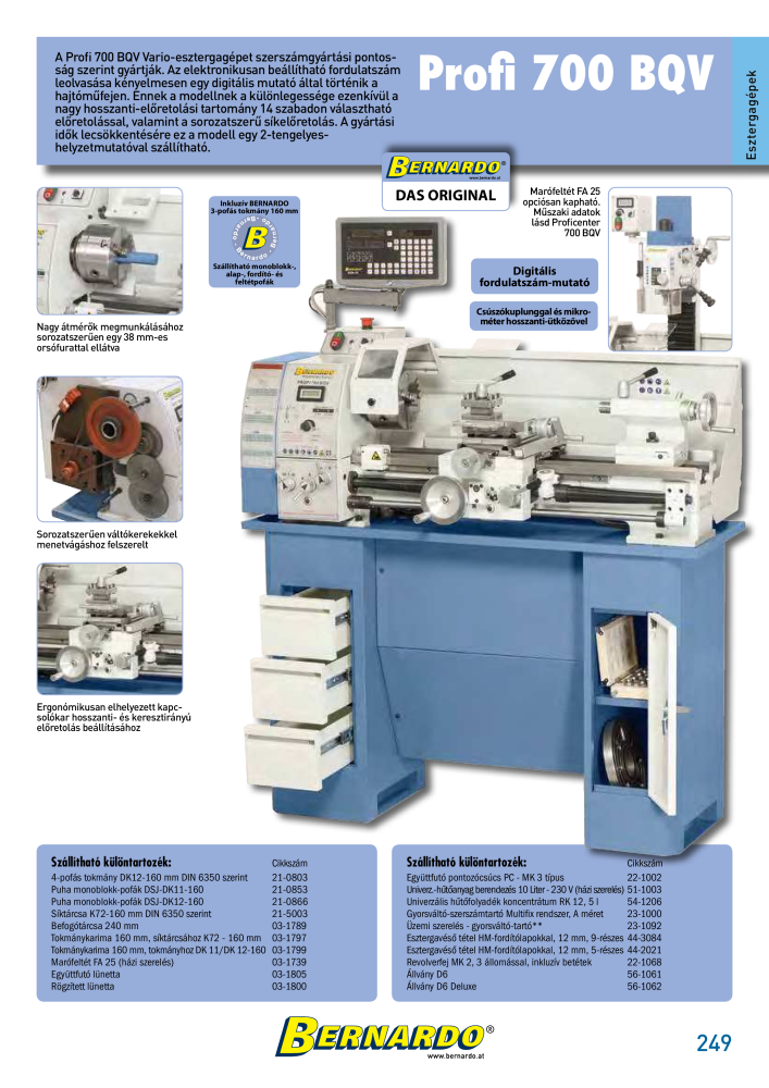 Bernardo General Catalogue Metal NR.: 2583 - Seite 251