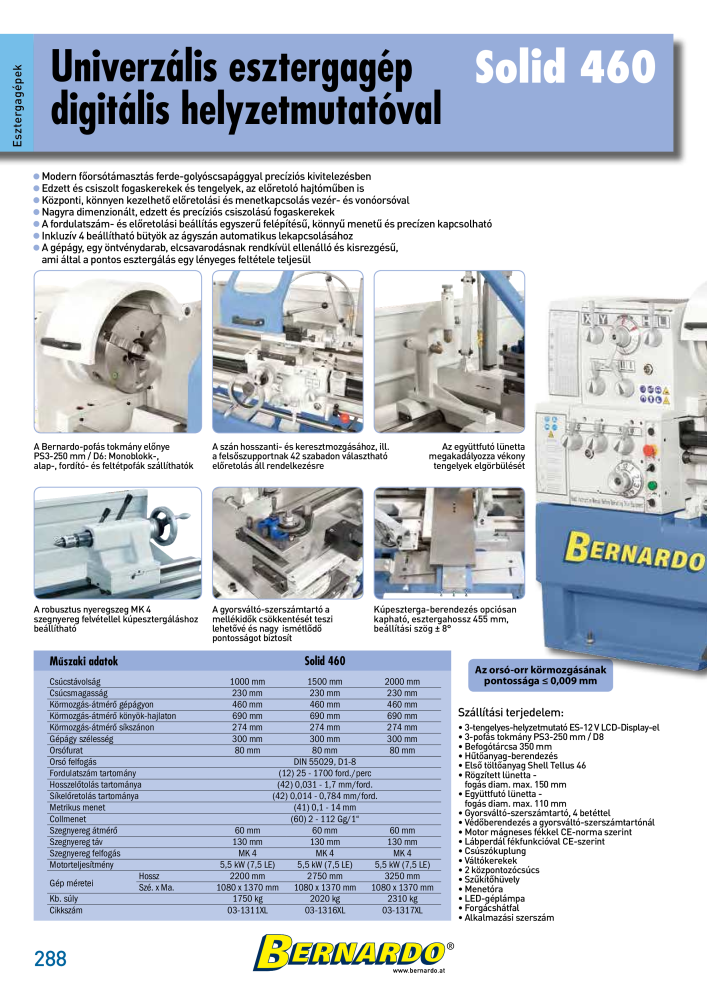 Bernardo General Catalogue Metal Č. 2583 - Strana 290