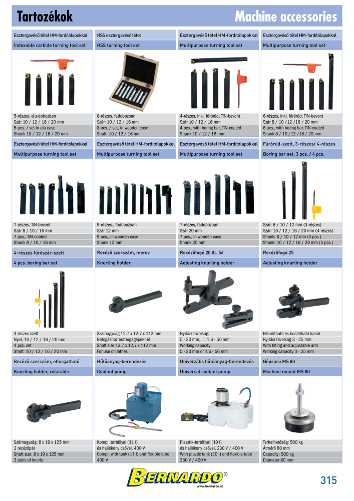 Bernardo General Catalogue Metal NR.: 2583 - Pagina 317