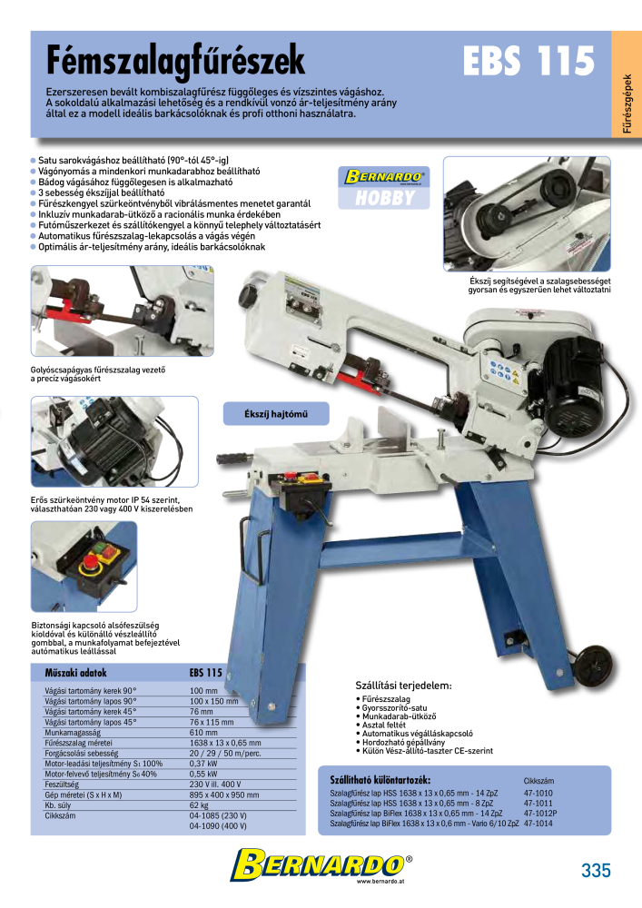 Bernardo General Catalogue Metal Nb. : 2583 - Page 337