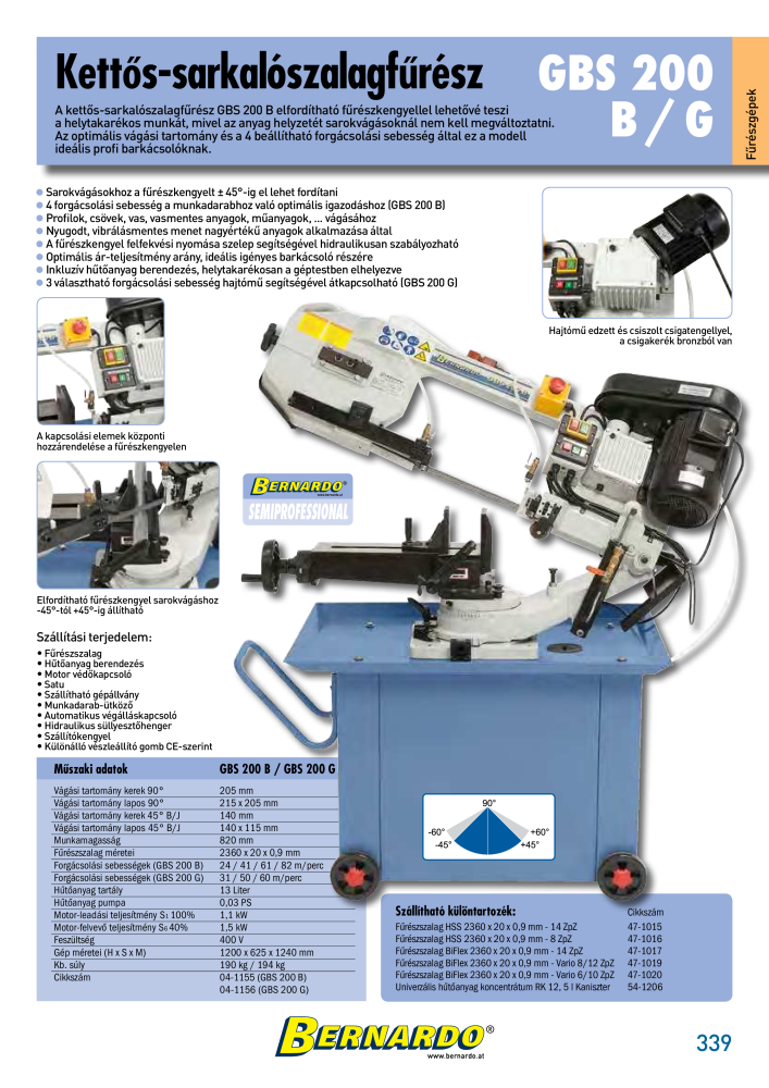 Bernardo General Catalogue Metal Nb. : 2583 - Page 341