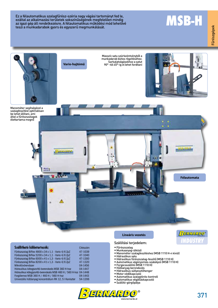 Bernardo General Catalogue Metal Nb. : 2583 - Page 373