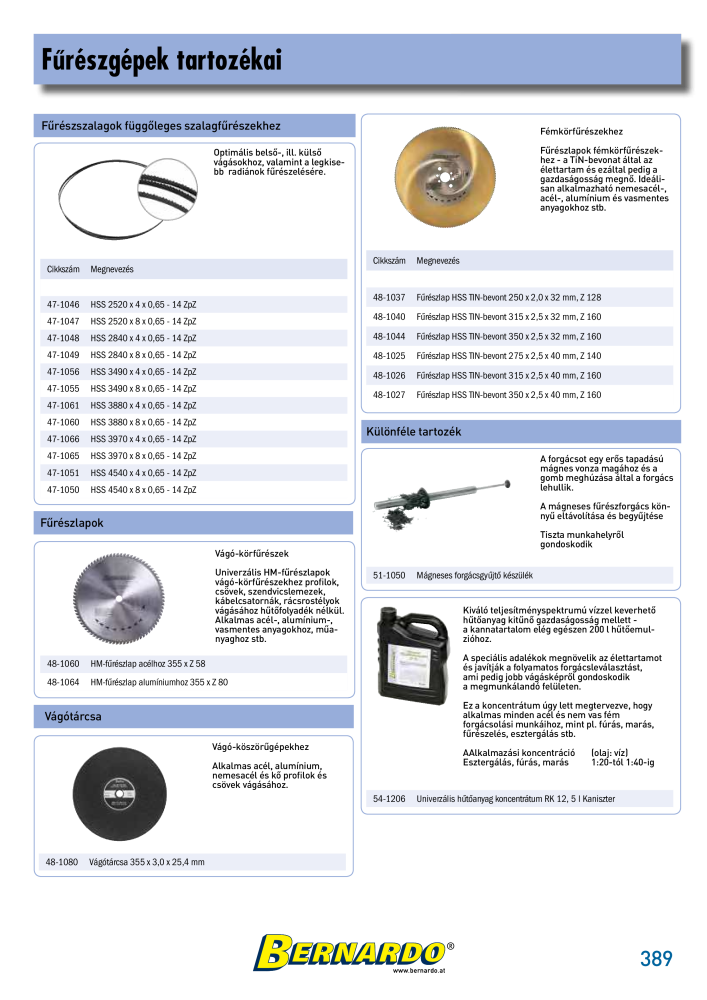 Bernardo General Catalogue Metal Nb. : 2583 - Page 391