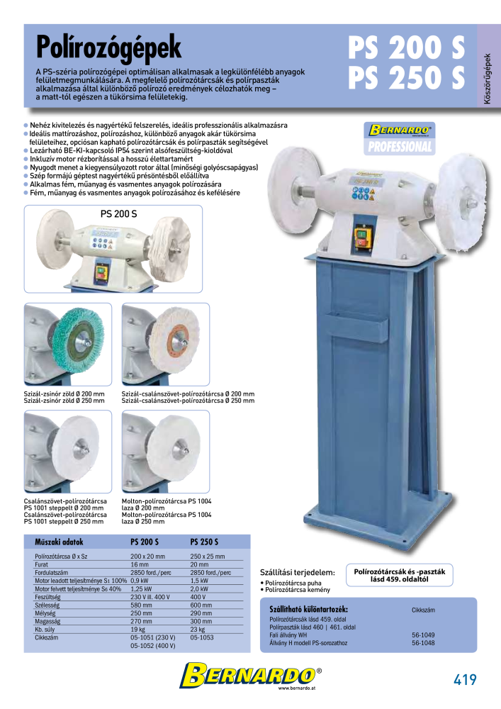 Bernardo General Catalogue Metal Nb. : 2583 - Page 421