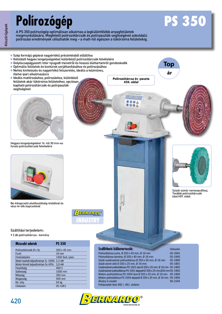 Bernardo General Catalogue Metal Nb. : 2583 - Page 422