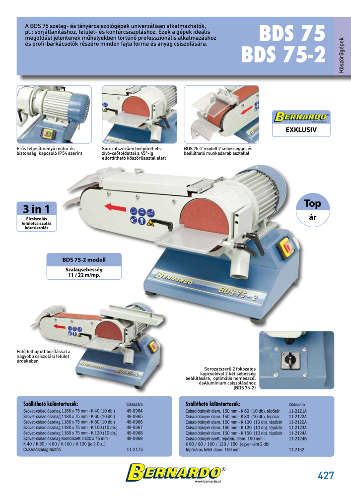 Bernardo General Catalogue Metal NR.: 2583 - Pagina 429