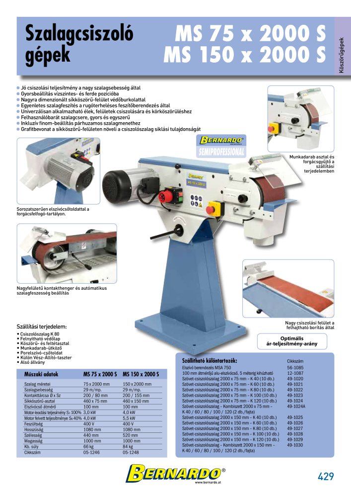 Bernardo General Catalogue Metal Nº: 2583 - Página 431