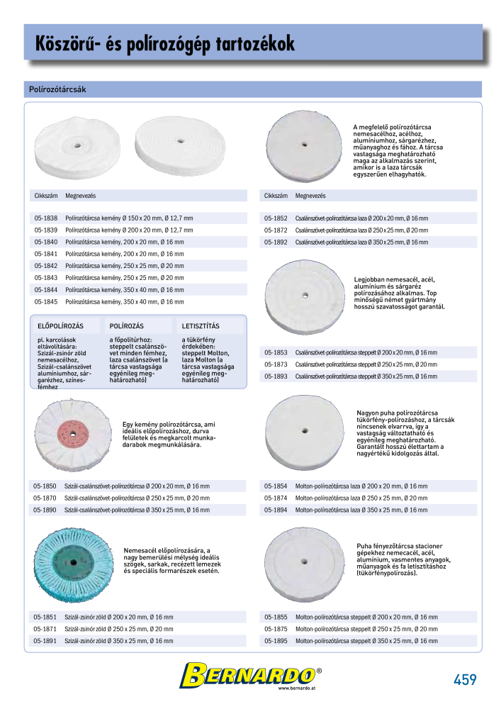 Bernardo General Catalogue Metal Nb. : 2583 - Page 461