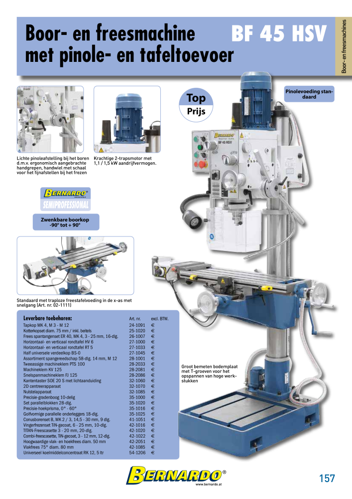 Bernardo Algemene Catalogus Metaal NR.: 2584 - Seite 159