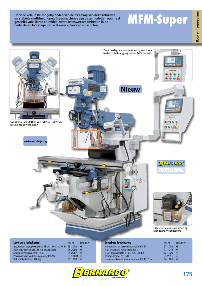 Bernardo Algemene Catalogus Metaal Č. 2584 - Strana 177