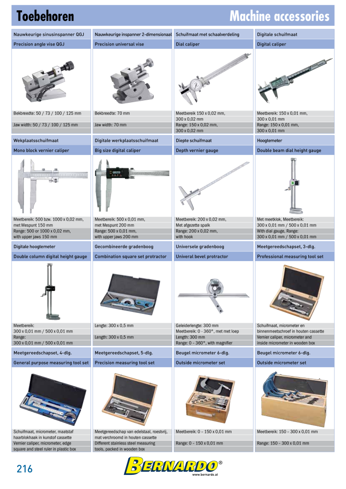 Bernardo Algemene Catalogus Metaal NR.: 2584 - Seite 218