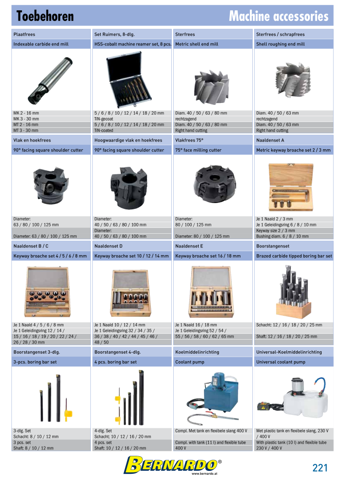 Bernardo Algemene Catalogus Metaal NR.: 2584 - Seite 223