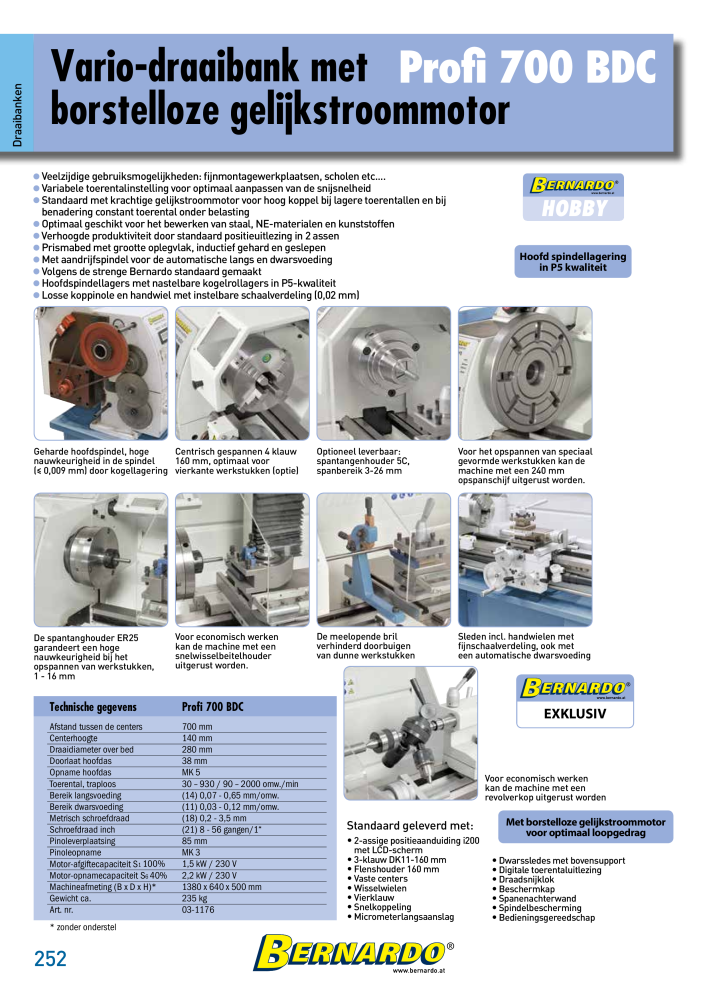 Bernardo Algemene Catalogus Metaal Č. 2584 - Strana 254