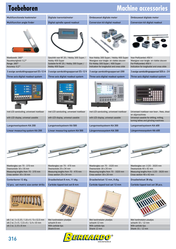 Bernardo Algemene Catalogus Metaal NR.: 2584 - Seite 318