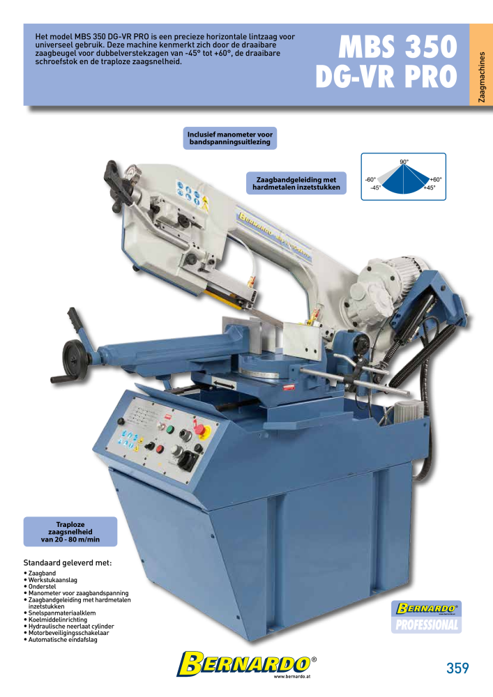 Bernardo Algemene Catalogus Metaal Č. 2584 - Strana 361