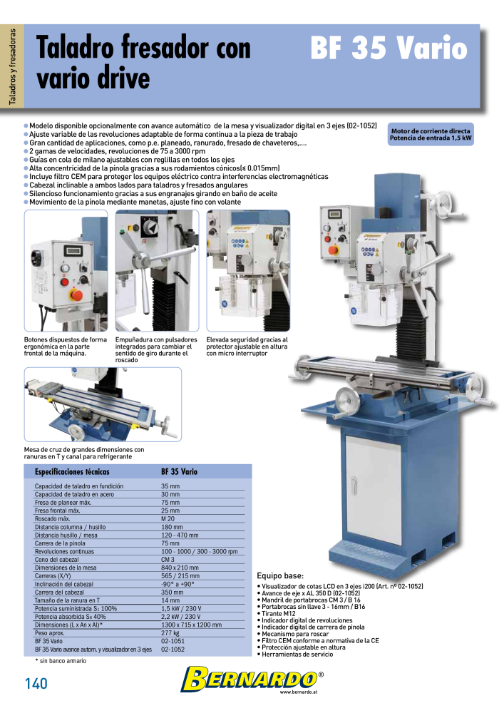 Catálogo General Bernardo Metal NO.: 2585 - Page 142