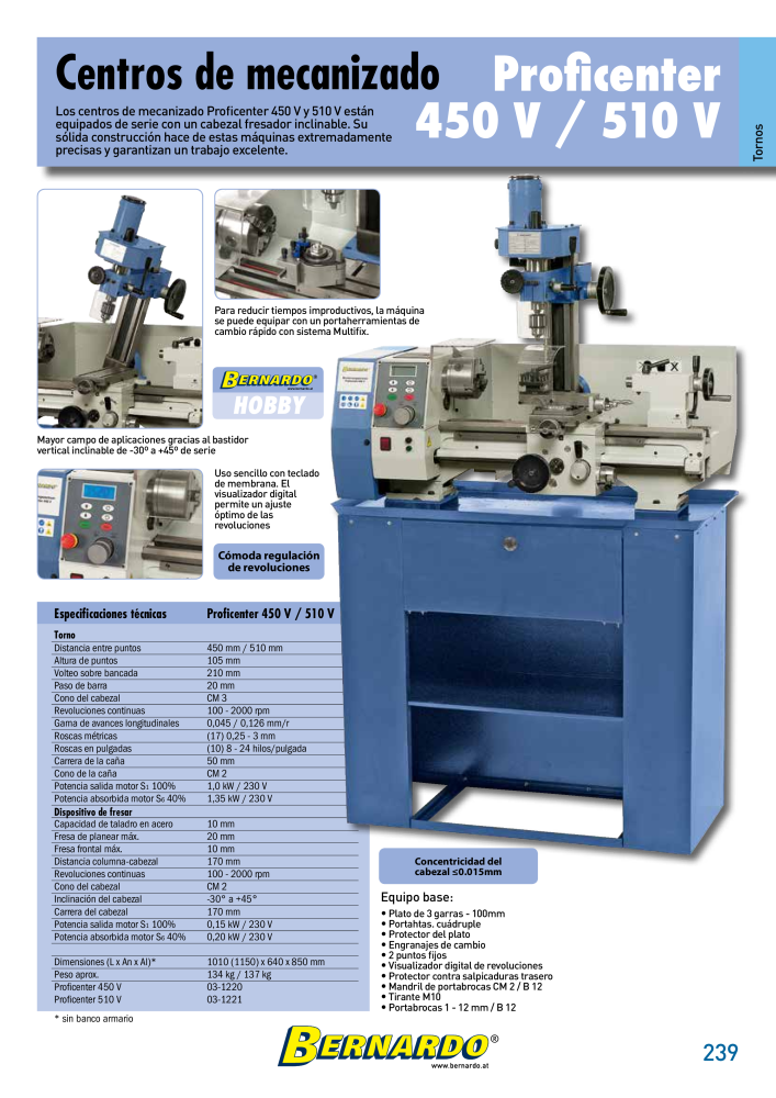 Catálogo General Bernardo Metal NR.: 2585 - Pagina 241