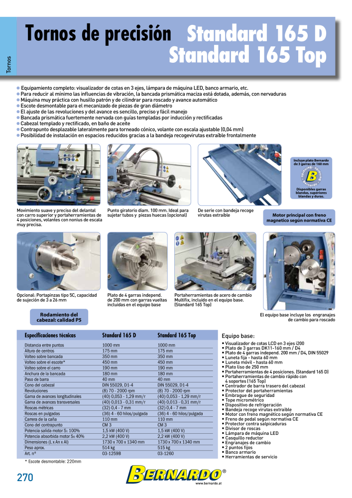 Catálogo General Bernardo Metal n.: 2585 - Pagina 272