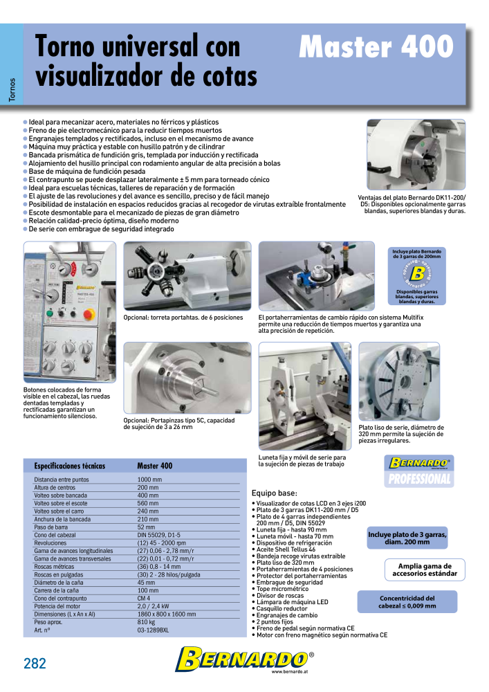 Catálogo General Bernardo Metal NR.: 2585 - Pagina 284