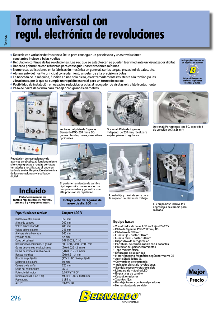 Catálogo General Bernardo Metal NR.: 2585 - Pagina 298