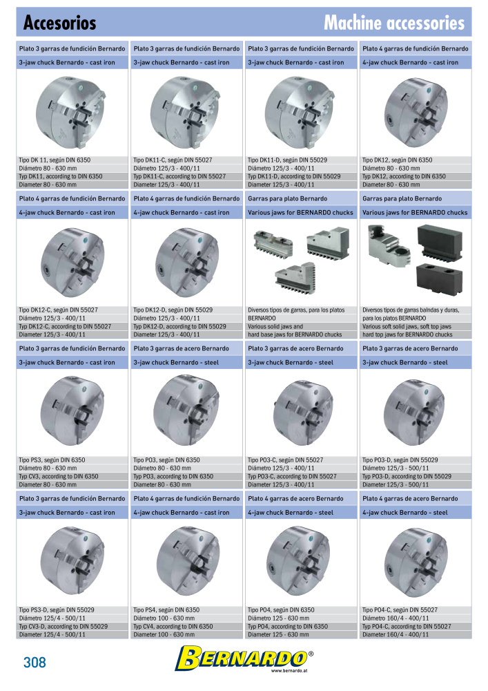 Catálogo General Bernardo Metal n.: 2585 - Pagina 310