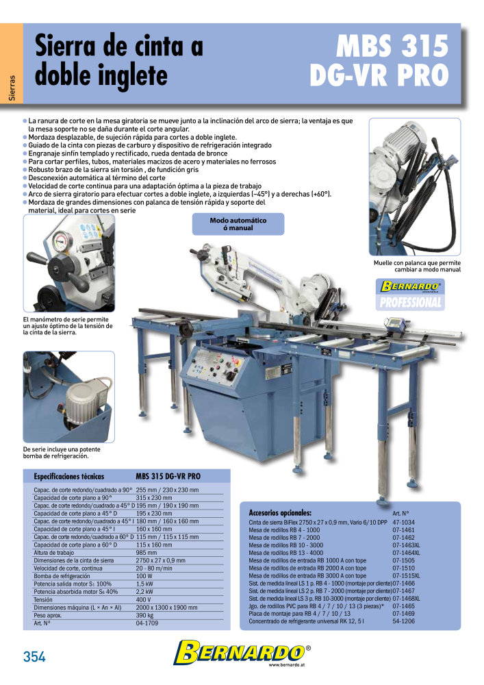 Catálogo General Bernardo Metal Nº: 2585 - Página 356