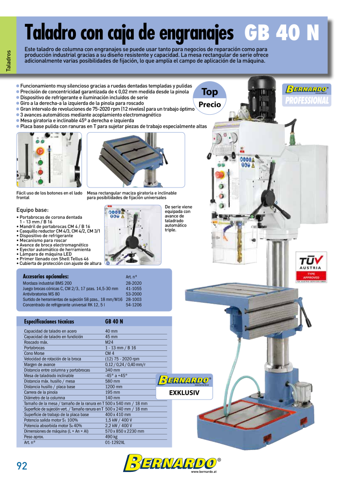 Catálogo General Bernardo Metal n.: 2585 - Pagina 94