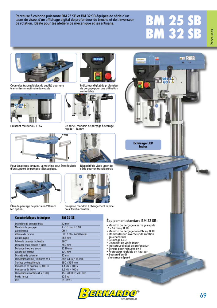 Catalogue général Bernardo Métal NR.: 2586 - Seite 71