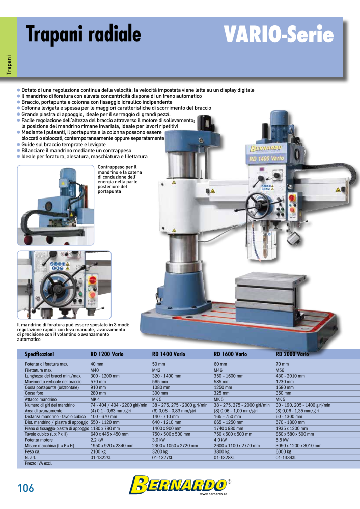 Bernardo Catalogo Generale Metallo NR.: 2587 - Seite 108