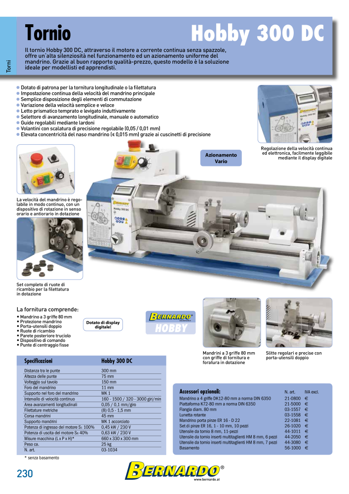 Bernardo Catalogo Generale Metallo n.: 2587 - Pagina 232