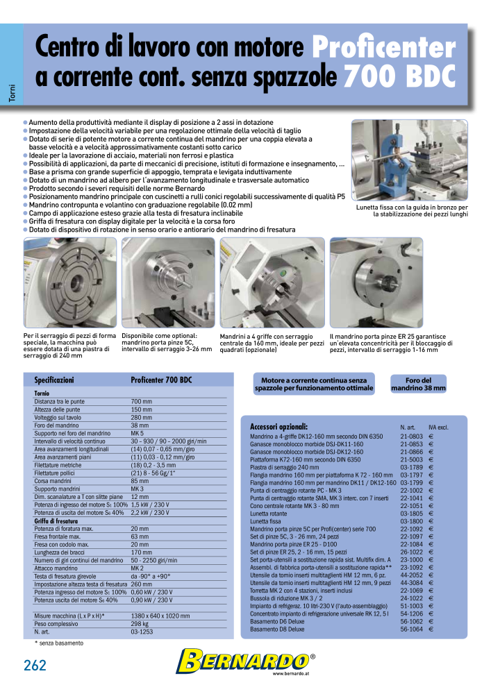 Bernardo Catalogo Generale Metallo NO.: 2587 - Page 264