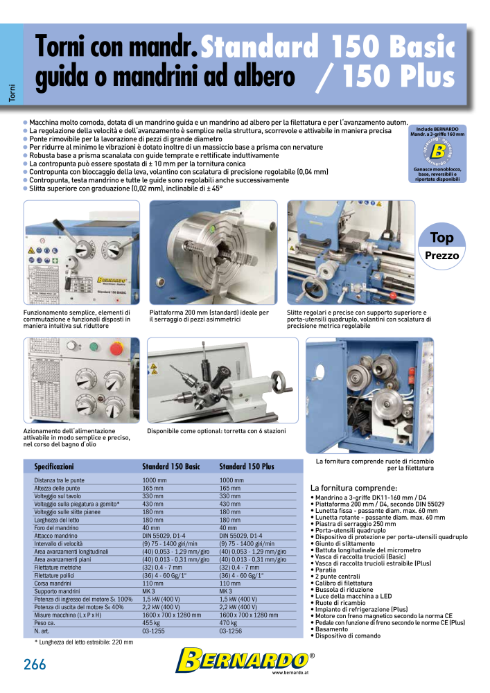 Bernardo Catalogo Generale Metallo NR.: 2587 - Strona 268