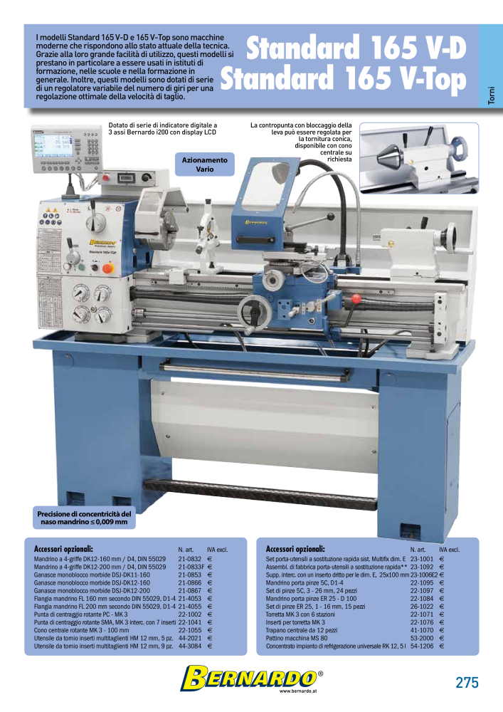 Bernardo Catalogo Generale Metallo NR.: 2587 - Strona 277