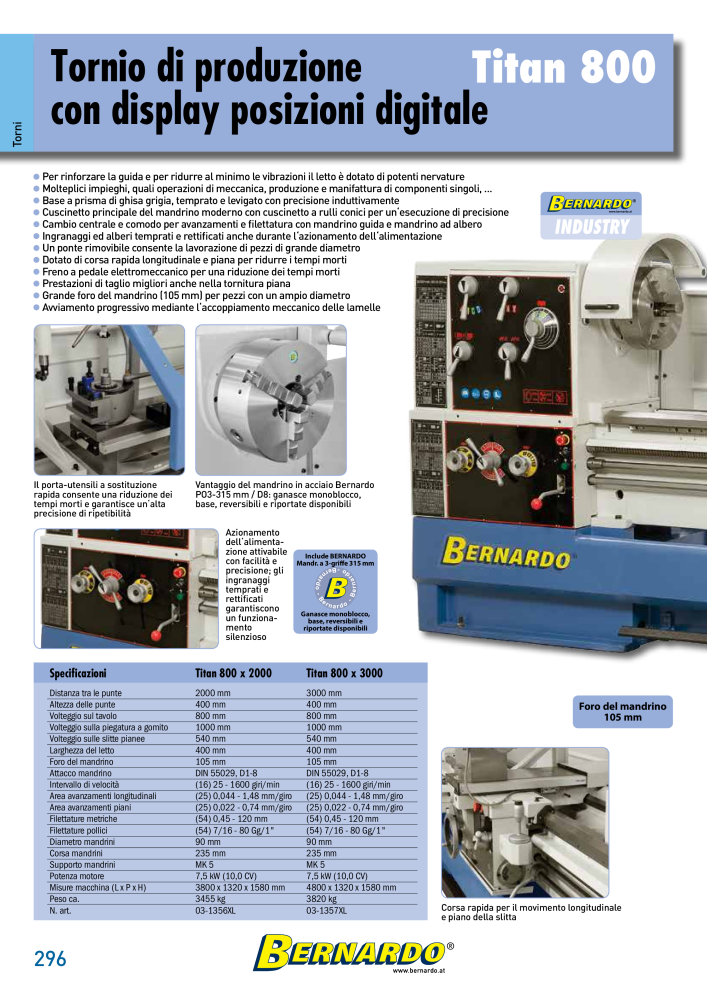 Bernardo Catalogo Generale Metallo NO.: 2587 - Page 298