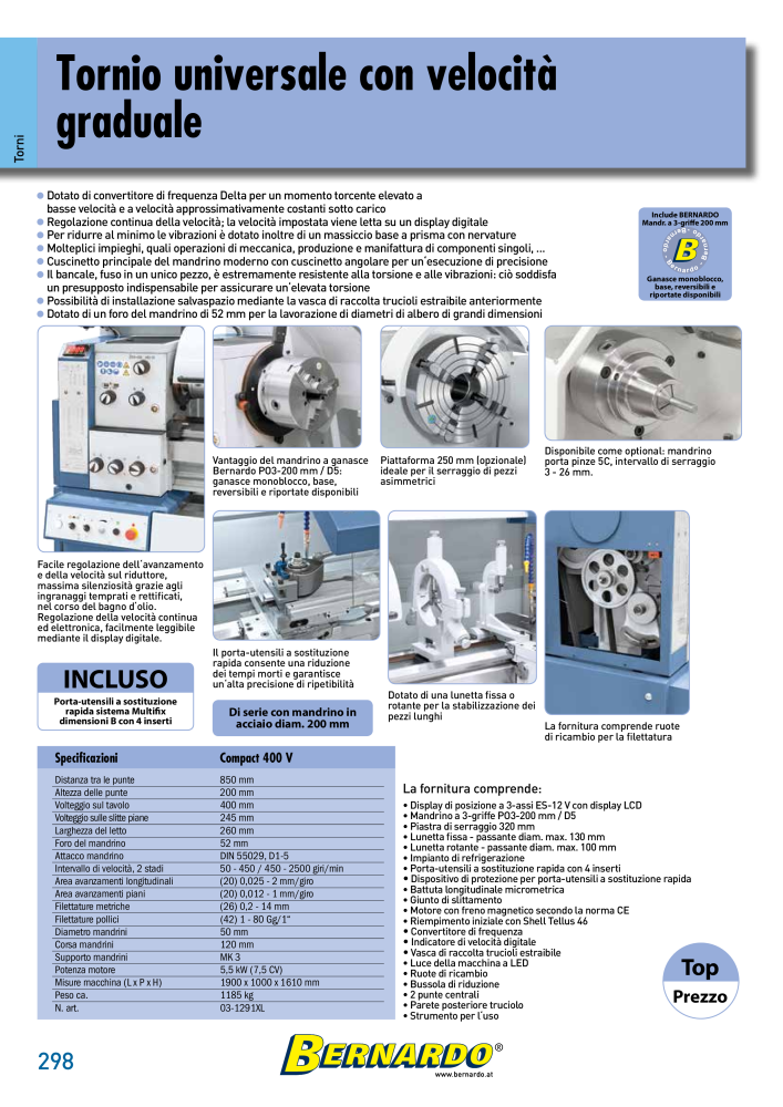 Bernardo Catalogo Generale Metallo NR.: 2587 - Seite 300