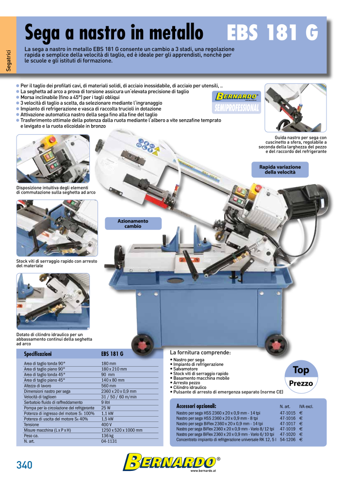 Bernardo Catalogo Generale Metallo NR.: 2587 - Pagina 342